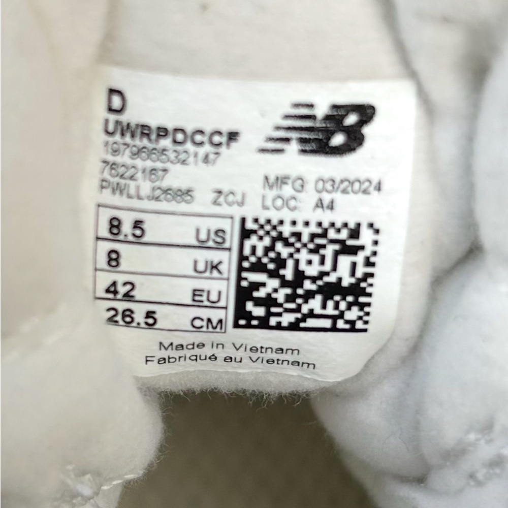 NWT New Balance WPRD Runner Sneaker White 10 - Picture 8 of 13